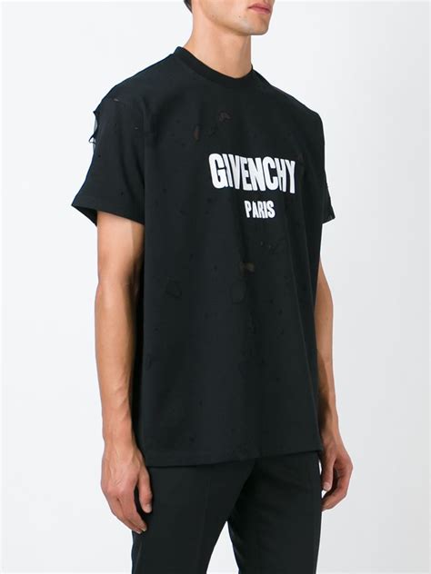 givenchy distressed t shirt replica|false givenchy clothing.